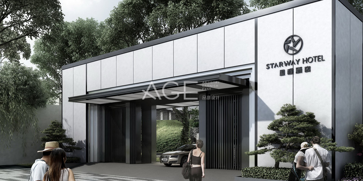 酒店標(biāo)識設(shè)計要和建筑風(fēng)格裝修品位保持一致